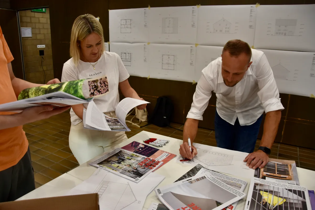 Bewohnerinnen und Bewohner von Wila machten sich Gedanken über die künftige Nutzung des Batzhauses.