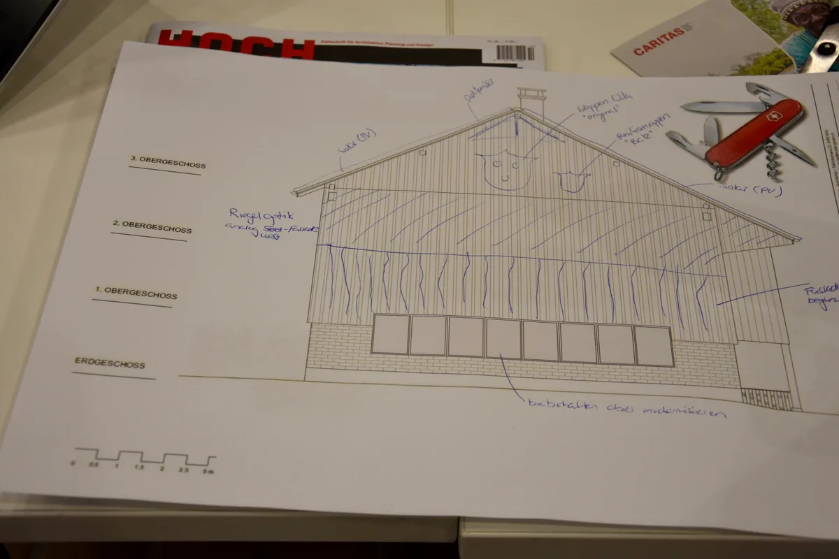 Bewohnerinnen und Bewohner von Wila machten sich Gedanken über die künftige Nutzung des Batzhauses.