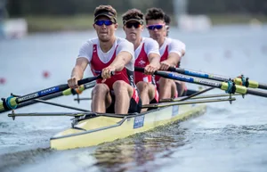 05992955_preview Für Benjamin Hirsch, Nicolas Kamber, Morton Schubert und Silvan Zehnder (von vorne) reichte es an der EM zum 12. Platz. (Bild: Keystone)