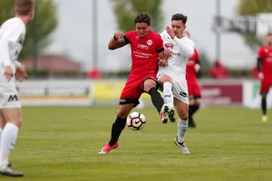 fcrj-saisonvorschau_preview Goalgetter Mychell Da Silva Chagas (links) vom FC Rapperswil-Jona muss sich nun in der Challenge League durchsetzen. (Bild: Moritz Hager)
