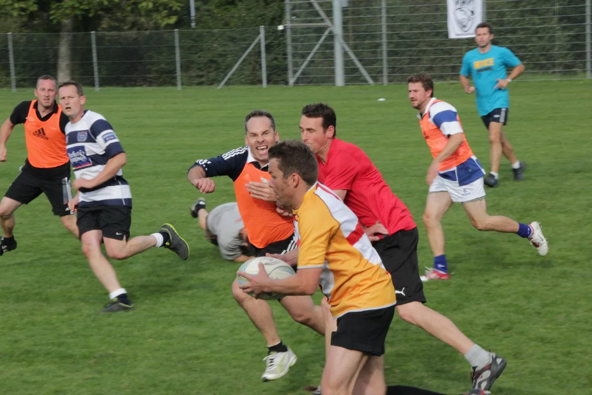 touchrugby_preview Die Panhandle Wildpigs geben im Training für die anstehende Schweizermeisterschaft im Touch Rugby alles. (Bild: zvg)
