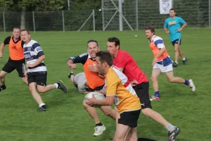 touchrugby_preview Die Panhandle Wildpigs geben im Training für die anstehende Schweizermeisterschaft im Touch Rugby alles. (Bild: zvg)