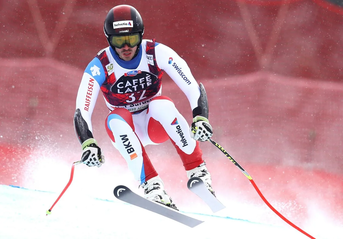 Gilles Roulin klassierte sich im Super-G von Val Gardena auf Platz 25. (Bild: Keystone)