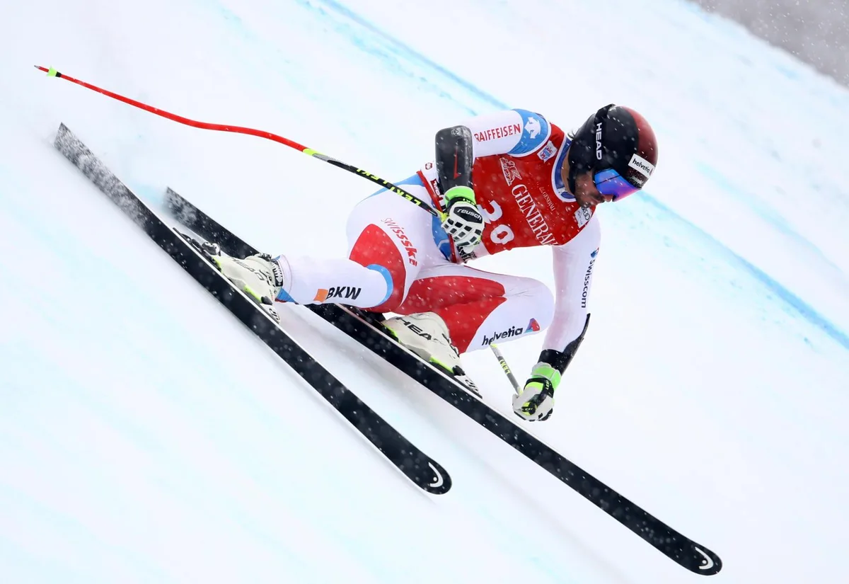 1516367259960_preview Erneut schnell unterwegs: Gilles Roulin erreichte Platz 13 beim Super-G von Kitzbühel. (Foto: Keystone), Aufsteiger Gilles Roulin: Der Grüninger setzte in seiner ersten Weltcup-Saison schon einige Akzente. (Foto: Keystone), Gilles Roulin beim Abfahrtstraining auf der Streif. (Foto: Keystone)