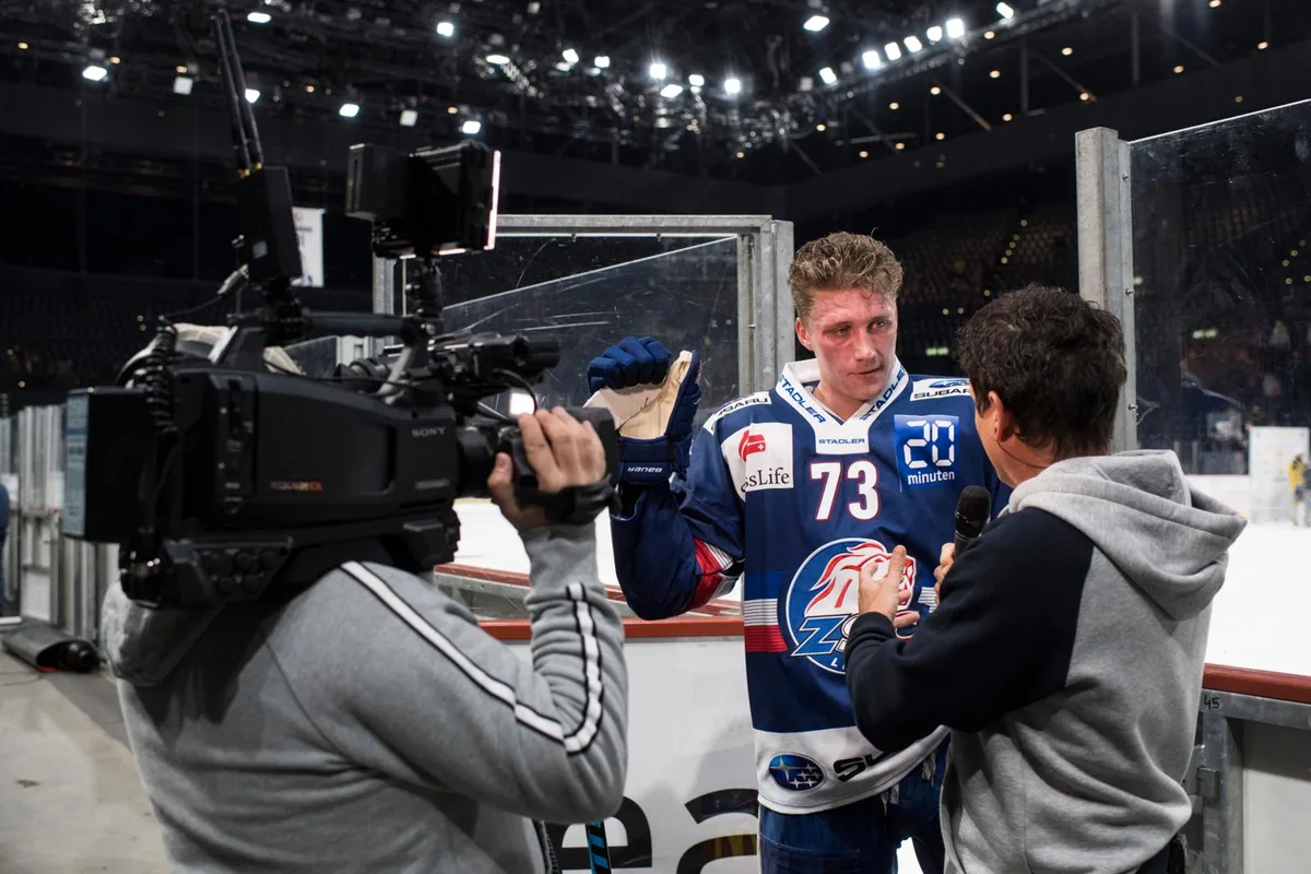 eishockey_zsc-bern_el1160_preview Trägt bald das Trikot des EHC Biel: Mike Künzle. (Keystone)