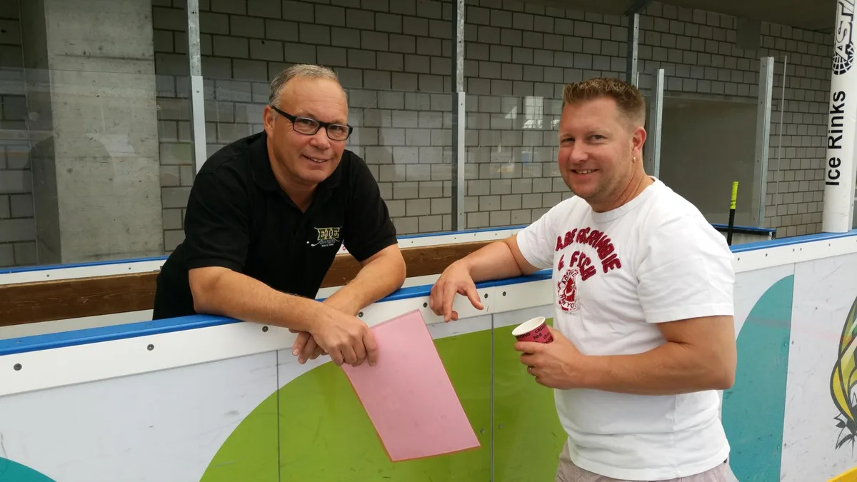 wieser_preview Nur noch bis zum Saisonende ein eingespieltes Team: EIE-Trainer Dieter Wieser (links) mit seinem Assistenten Urs Wegmann. (Foto: PD)