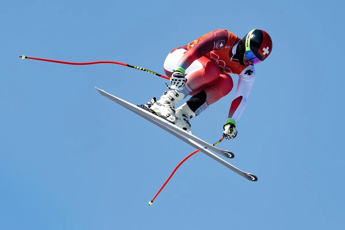 abd0017-20180208_preview Fiixer Startplatz: Gilles Roulin darf sich auf die Olympia-Abfahrt vom Sonntag freuen. (Foto: Keystone), Gilles Roulin war im zweiten Training zur Olympia-Abfahrt bereits schneller. (Foto: Keystone)