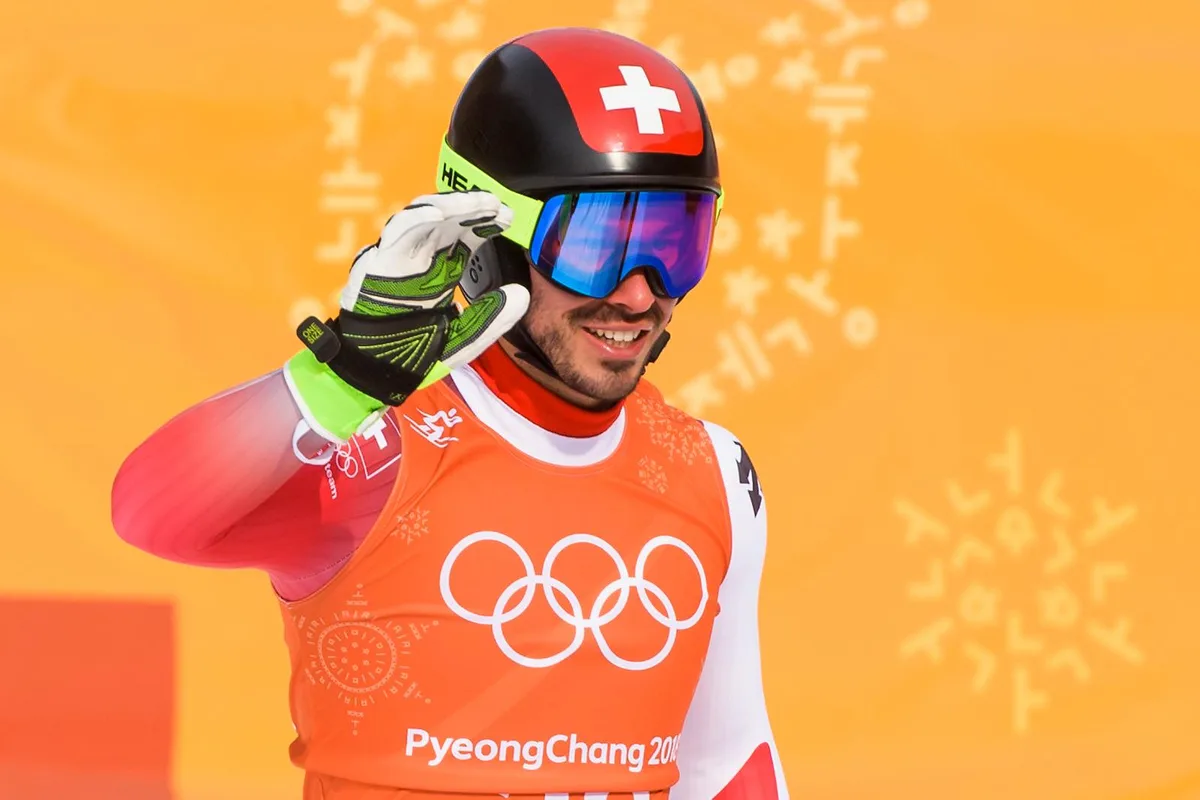 Gilles Roulin konnte das dritte Abfahrtstraining gelassen absolvieren. Der Grüninger hatte seinen Startplatz schon auf sicher. (Foto: Keystone)