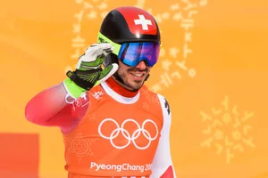 _jc14220_preview Gilles Roulin konnte das dritte Abfahrtstraining gelassen absolvieren. Der Grüninger hatte seinen Startplatz schon auf sicher. (Foto: Keystone)