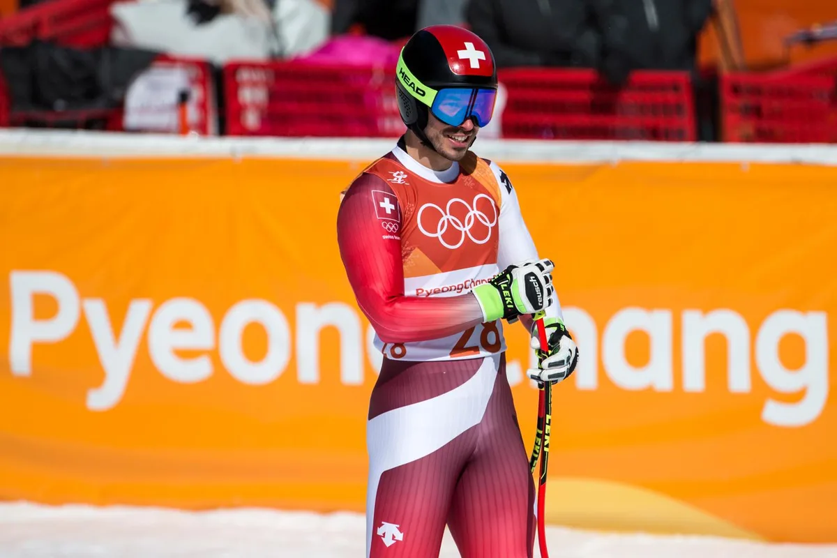 Gilles Roulin hat seine ersten Olympischen Spiele hinter sich. (Bild: Keystone), Dem Grüninger gelang im Super-G eine Steigerung. (Bild: Keystone)