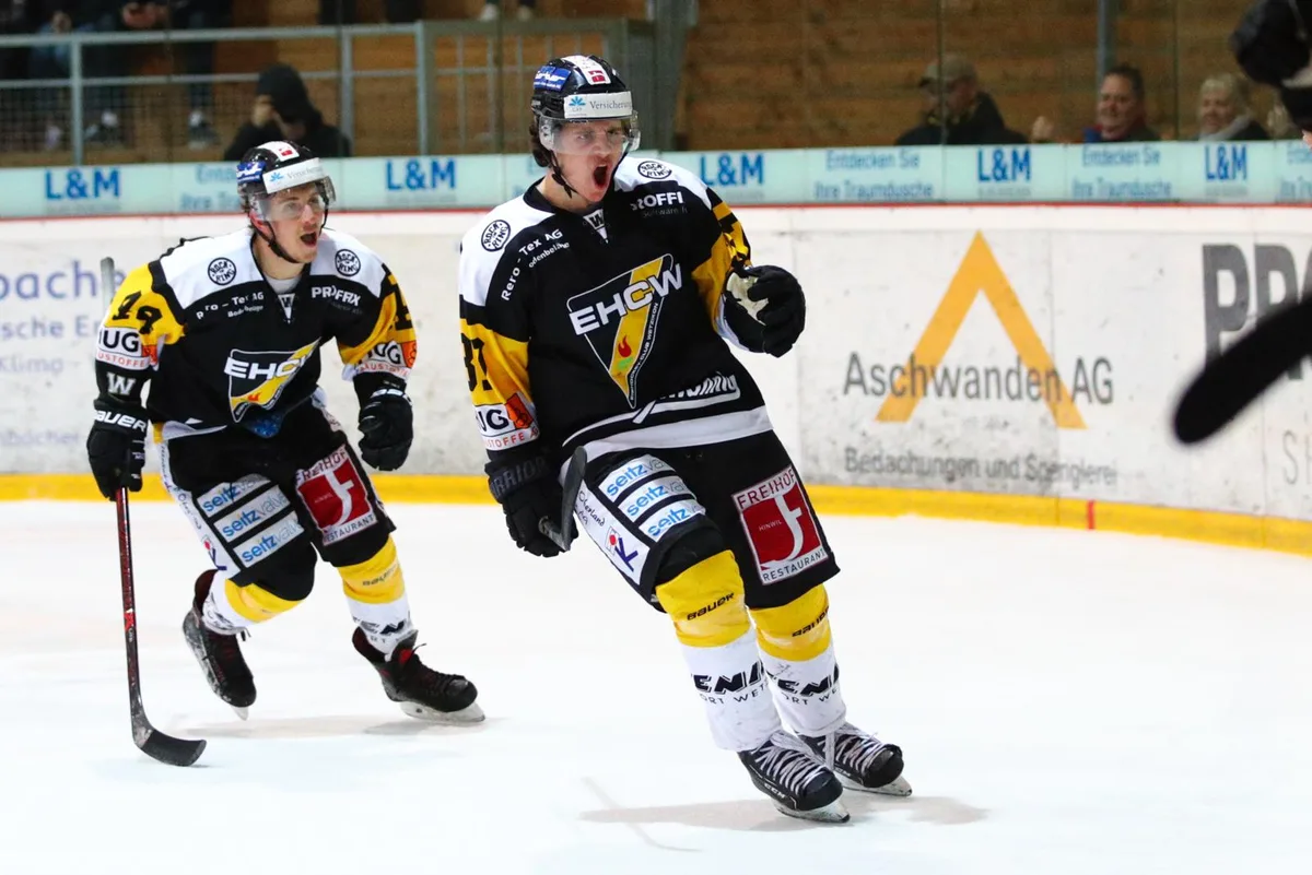 sport_13032018_wetzikonarosa_dku__17__preview_0 Der EHCW bejubelt zum Auftakt in die FInalrunde einen Sieg. (Archivbild: David Kündig)