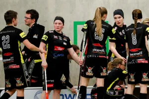 sport_21012018_unihockey_crm_05_preview Enttäuschte Gesichter: Die Floorball Riders verloren das erste Halbfinal-Spiel. (Archivfoto: Christian Merz)