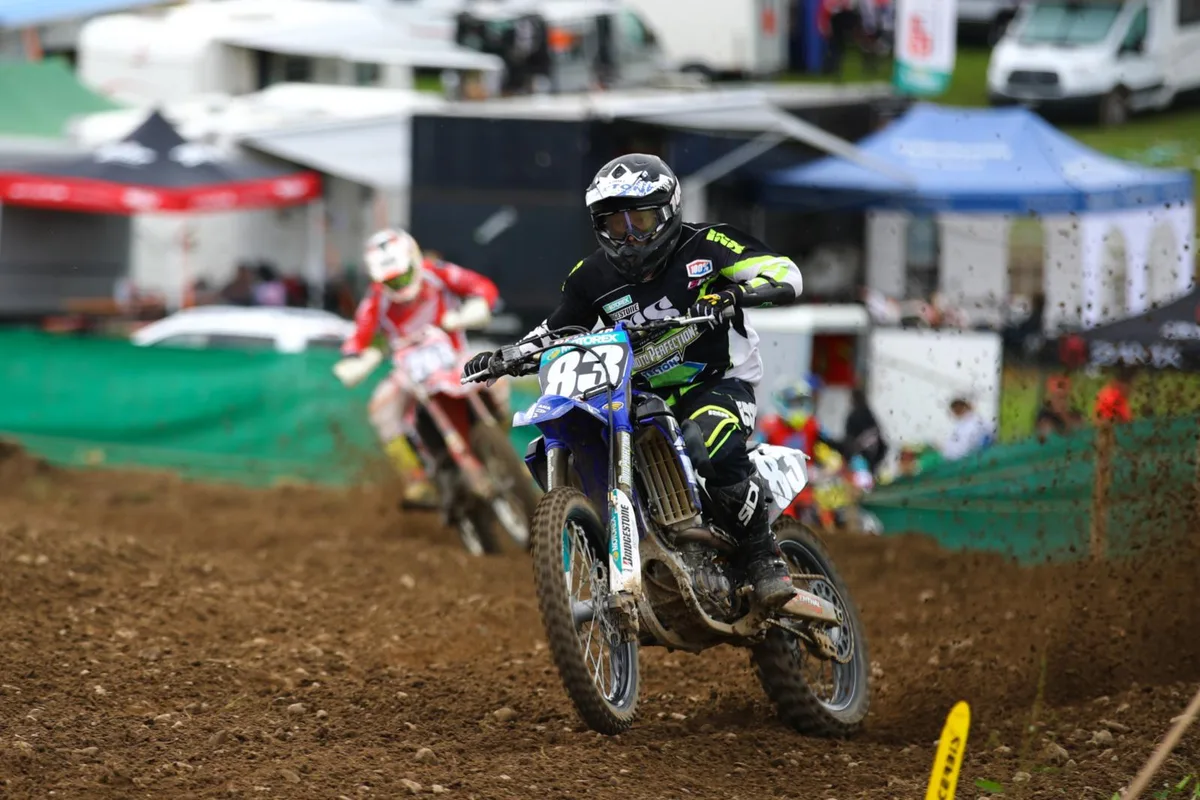 Der Wetziker Franco Betschart durfte sich am Motocross Wohlen über einen Podestplatz freuen. (Archivfoto: David Kündig)