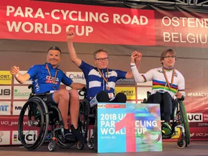 frueh_preview Benjamin Früh (rechts) holte sich am Weltcup in Belgien im Zeitfahren Bronze. (Foto: PD)