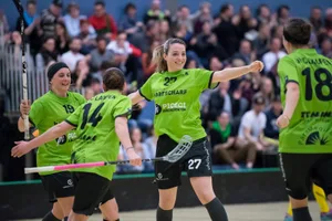 sport_17022018_unihockey_pif-8_preview Die Laupnerinnen hoffen, auch in der NLA jubeln zu können.