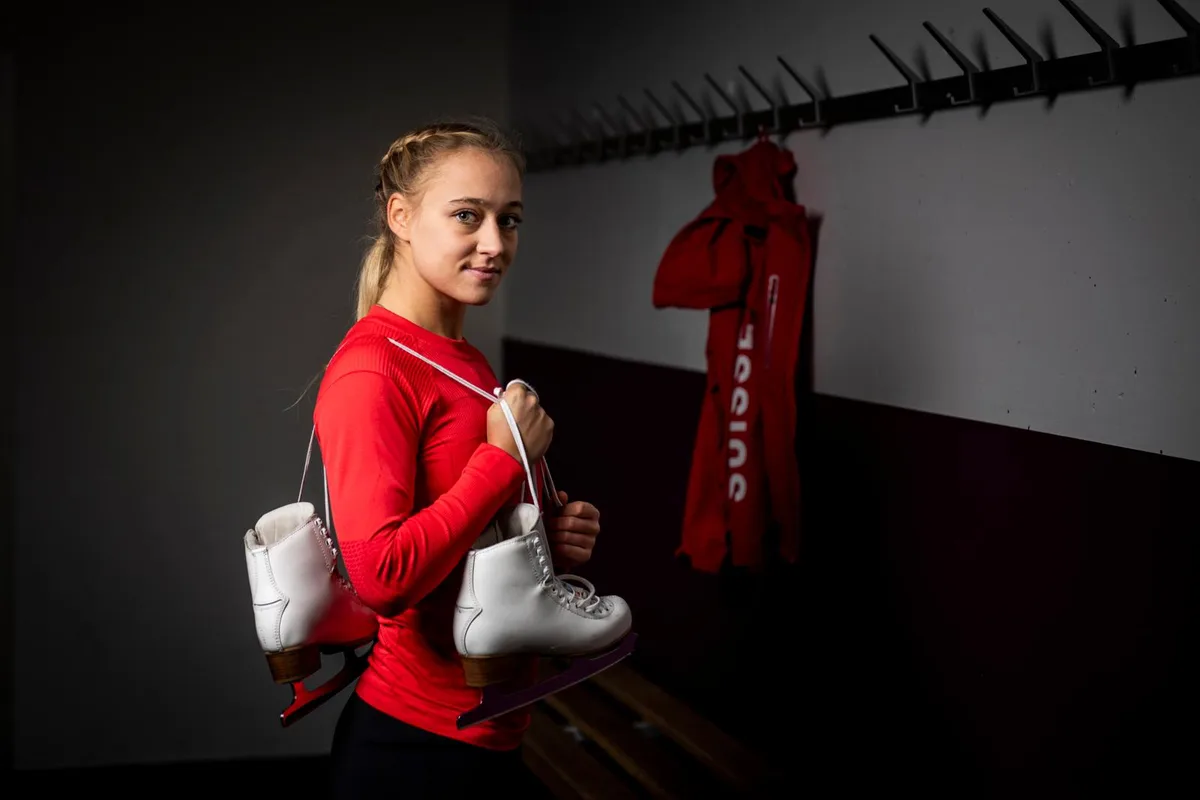sport_29102018_odermatt_crm_3_preview Tanja Odermatt musste die letzte Saison abbrechen., Nach einer Hüftoperation befindet sich die Tannerin im Aufbautraining., Tanja Odermatt wird wohl frühestens im Juni aufs Eis zurückkehren.