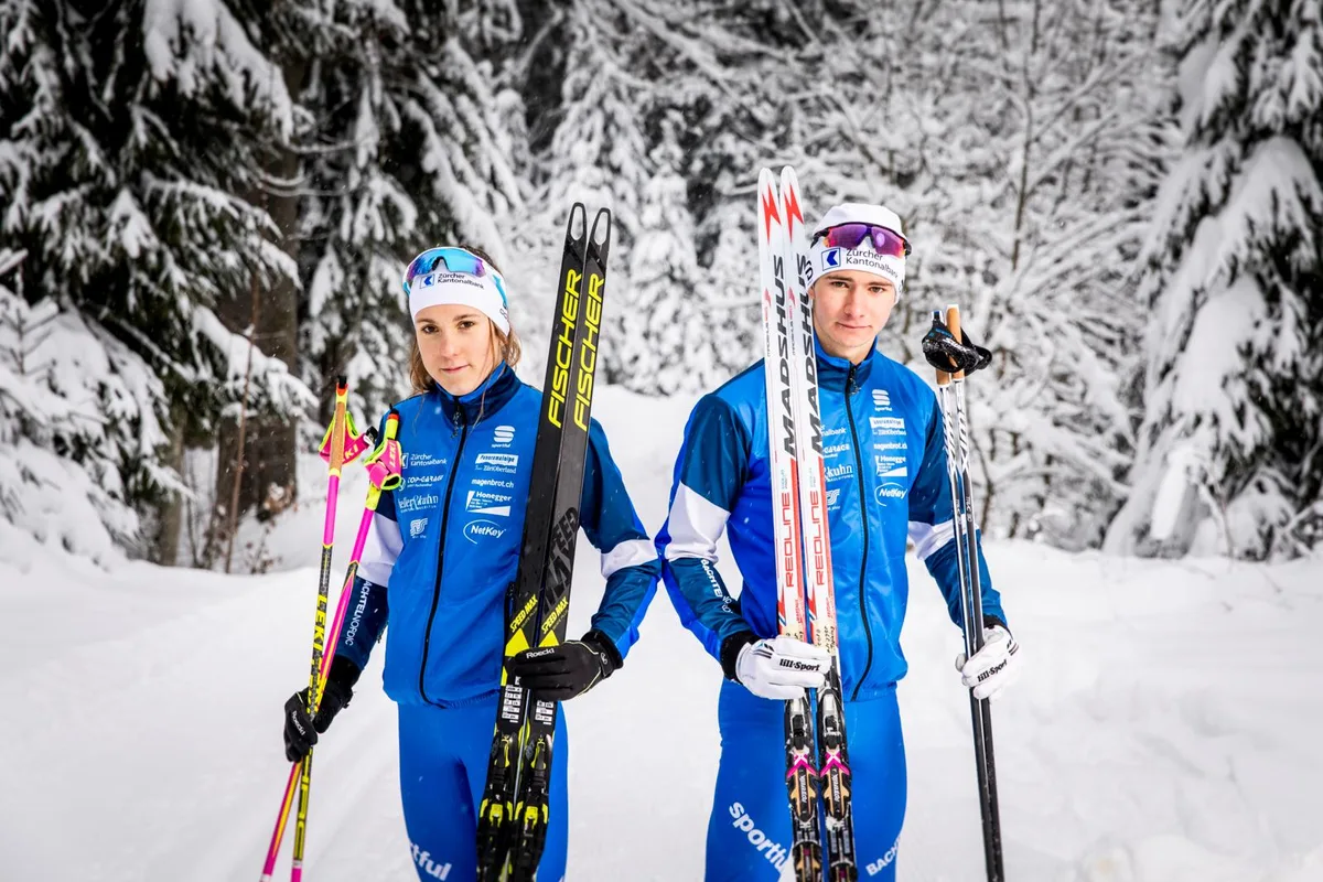 sport_12012019_langlauf_crm_9_preview Seit einem Jahr im C-Kader: Anja Weber und Nicola Wigger vom SC am Bachtel., Siri Wigger machte schon schon an der Junioren-WM Eindruck.