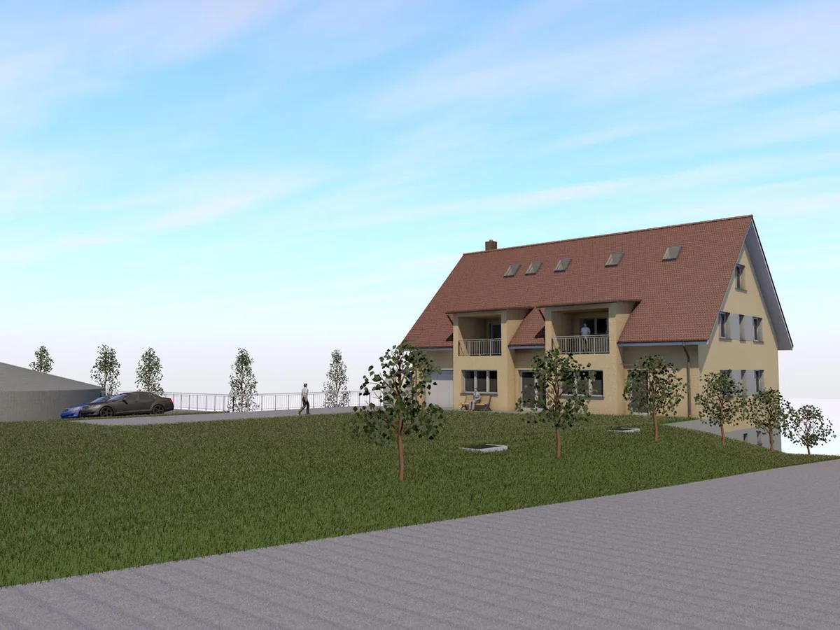 visus%20wildbergsw_preview Eine Käserei mit drei Wohnungen soll am Ortseingang von Wildberg entstehen.