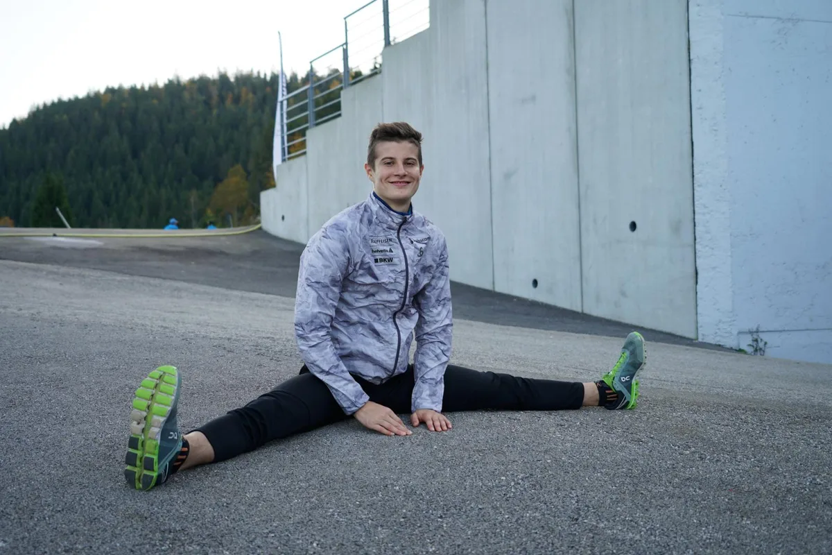 Dominik Peter feilt in der Saisonvorbereitung insbesondere an der Absprungtechnik und im Materialbereich. 