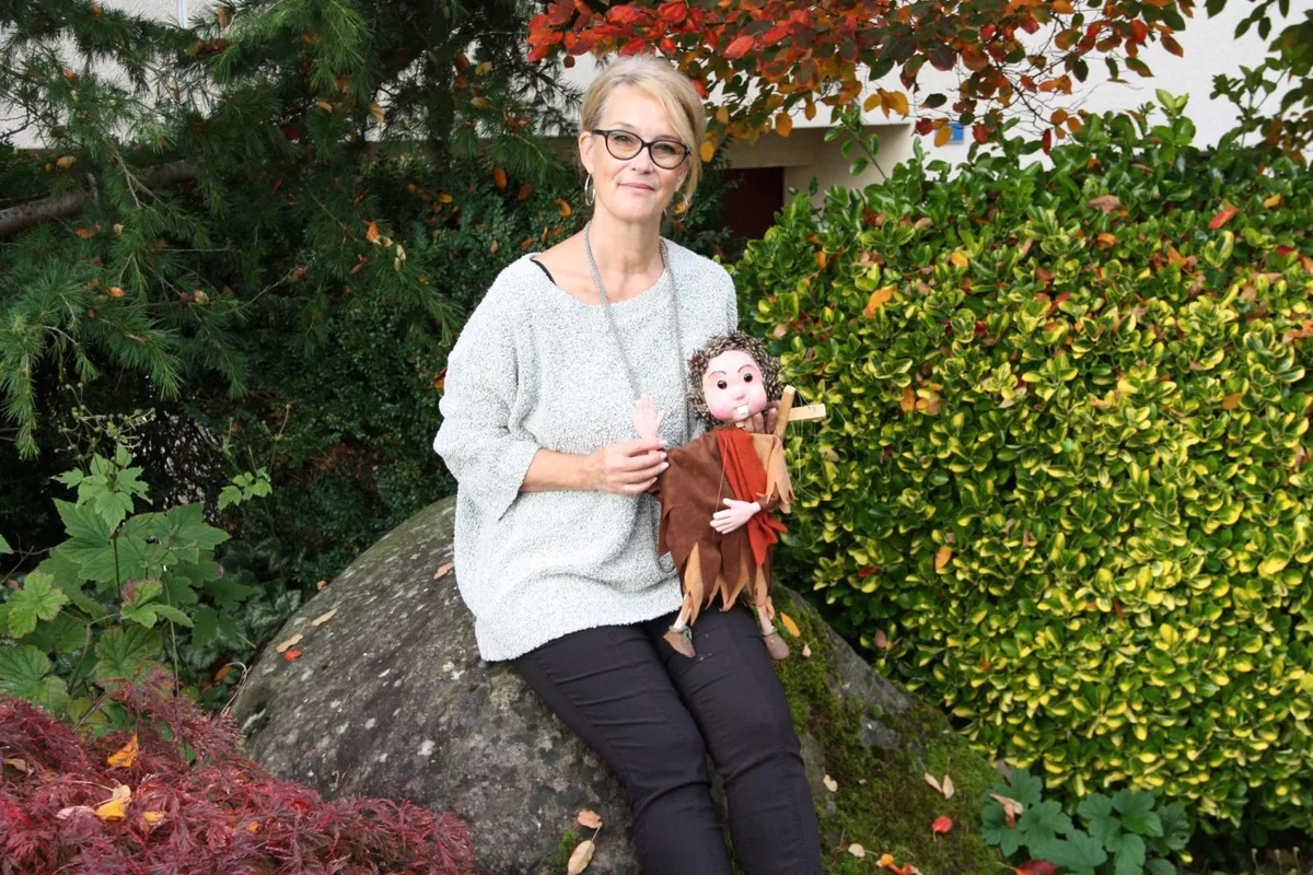tagelswangen_gaby_brun_zapfolino_3_agy_preview Möchte Kinder für die Natur sensibilisieren: Gaby Brun mit ihrer Buchfigur Zapfolino.