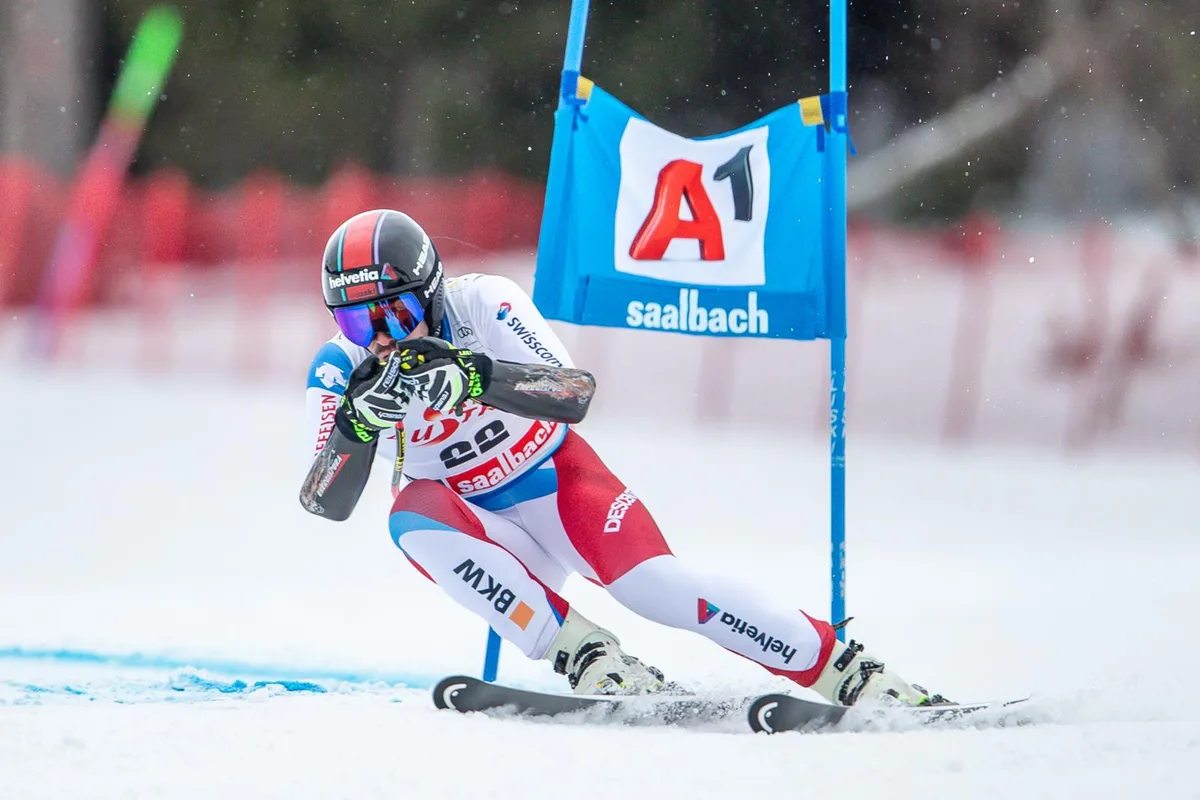 20200214145209994_preview Gilles Roulin im Weltcup-Super-G von Saalbach., Der Grüninger hat einen Abstecher in den Europacup hinter sich, Im Super-G muss er seine Fis-Punkte verbessern.
