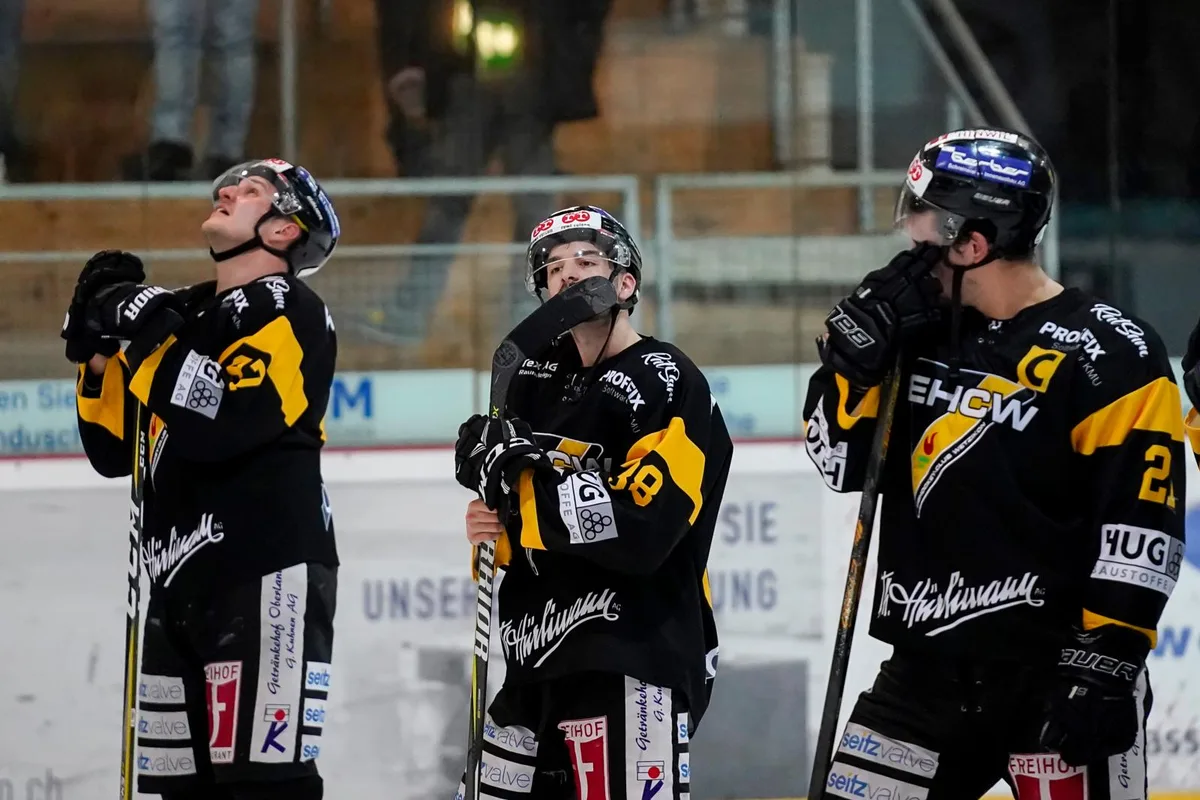 sport_11022020_eishockey_crm_01_preview So haben sie sich den Playoff-Auftakt nicht vorgestellt: Enttäuschte Wetziker nach der Startniederlage gegen Argovia.