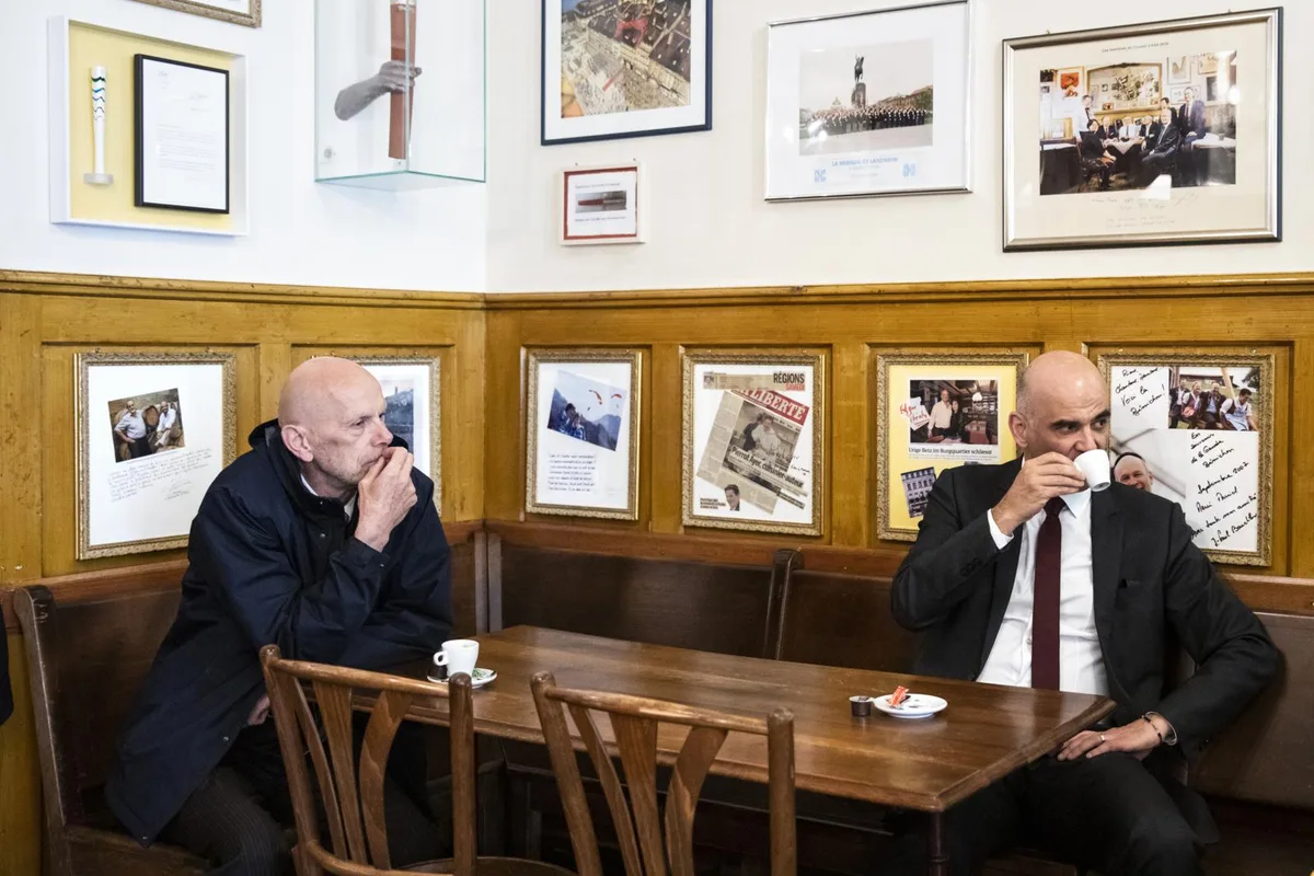 20200514125153477_preview Haben mehr Kompetenzen als in normalen Zeiten: Bundesrat Alain Berset (r.) und sein Corona-Beauftragter Daniel Koch. Foto: