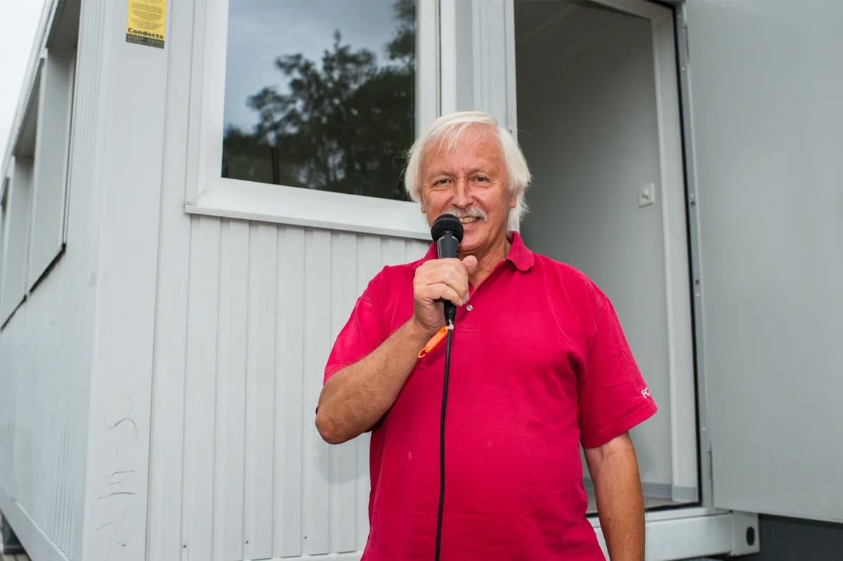 Unzählige Handball- und Fussballspiele begleitete Max Sonderegger als Speaker und als Berichterstatter.