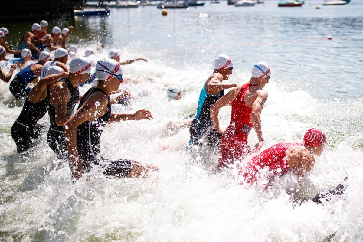 Ein Bild, das es dieses Mal nicht gibt: Beim 31. Uster Triathlon wird alle fünf Sekunden im Einzelmodus gestartet., Nicola Spirig startete auch schon am Greifenseelauf.