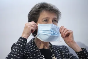 20201018152033577_preview Maske auf: Für Bundespräsidentin Simonetta Sommaruga ist sie das beste Mittel im Kampf gegen Corona.
