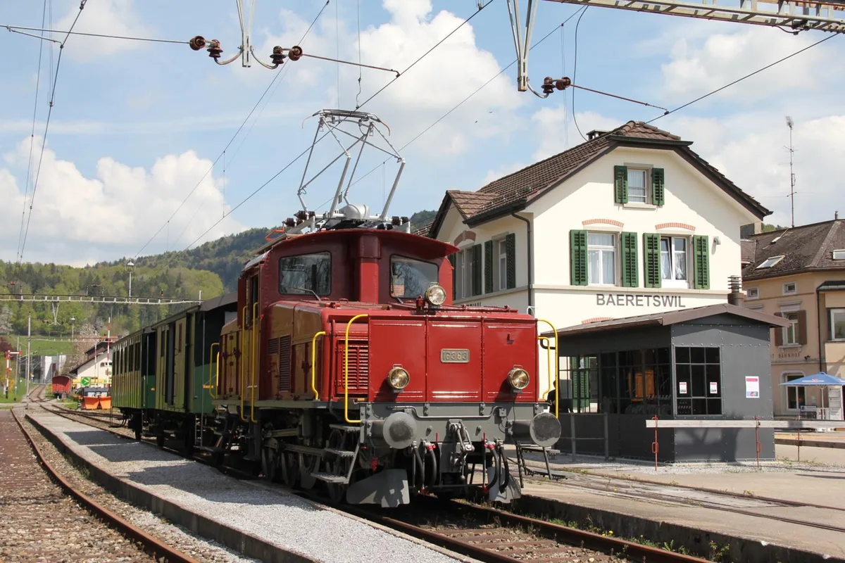 Fährt am Sonntag nun nicht: Die 81-jährige Elektrolok Ee 3/3 16363.