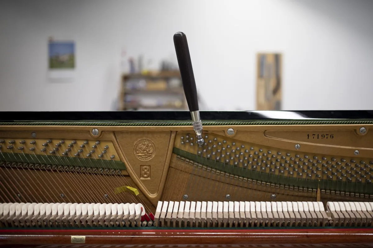 Ein Klavier zu stimmen, sei eine Kunst, sagt Urs Horak. (Foto: crm)