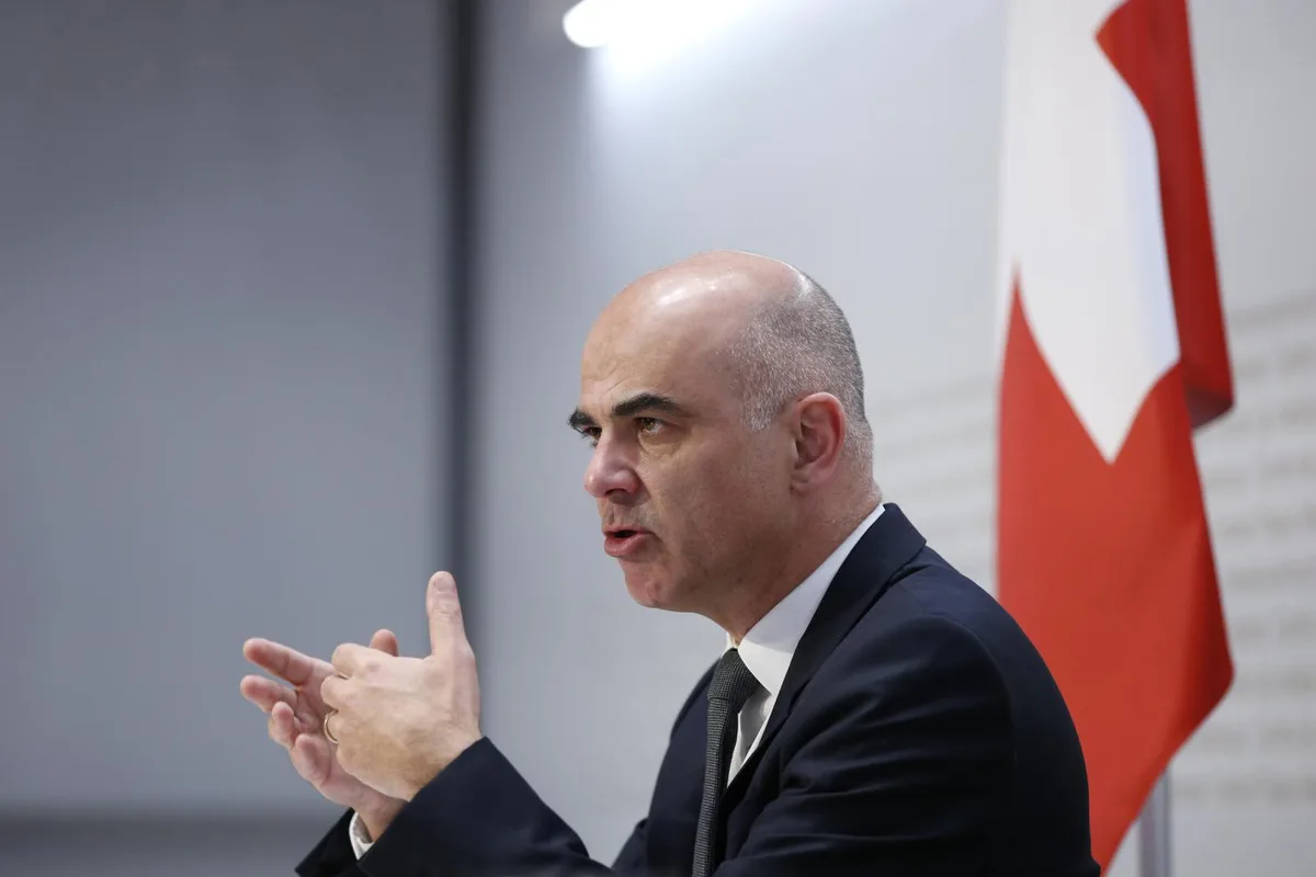Die Lage in der Schweiz sei «schlecht»: Gesundheitsminister Alain Berset bei der Pressekonferenz vom Mittwoch.