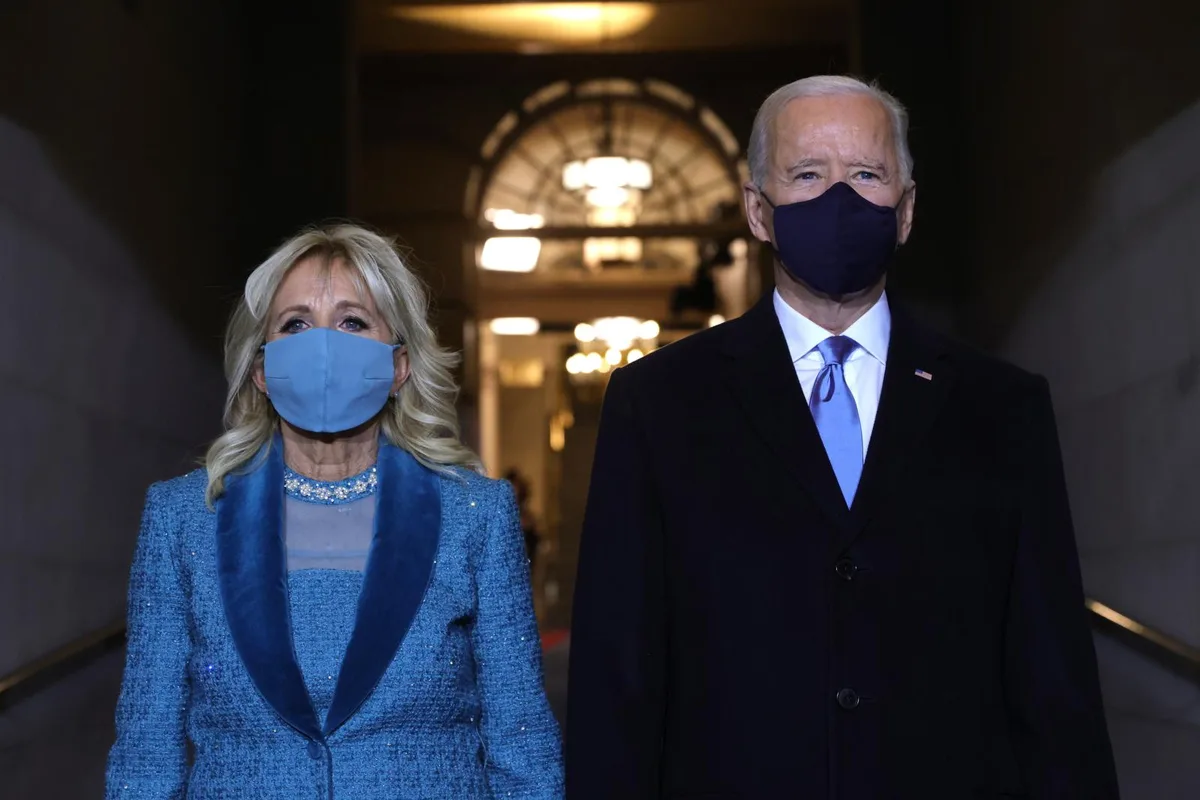 Joseph Biden mit der First Lady Jill.