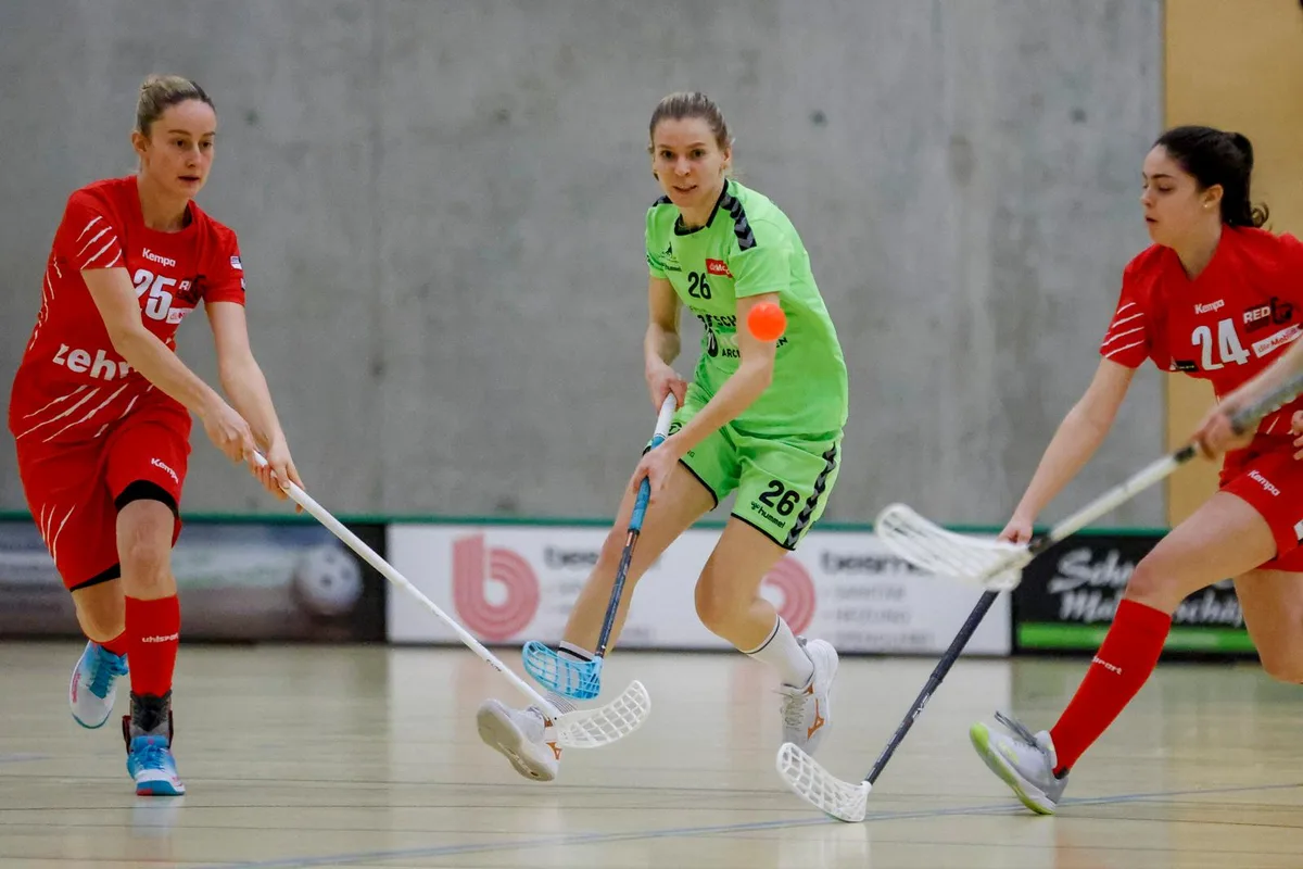 sport_23012021_unihockey_cm_02_preview Laupens Annina Eisenbart im Spiel gegen Frauenfeld.