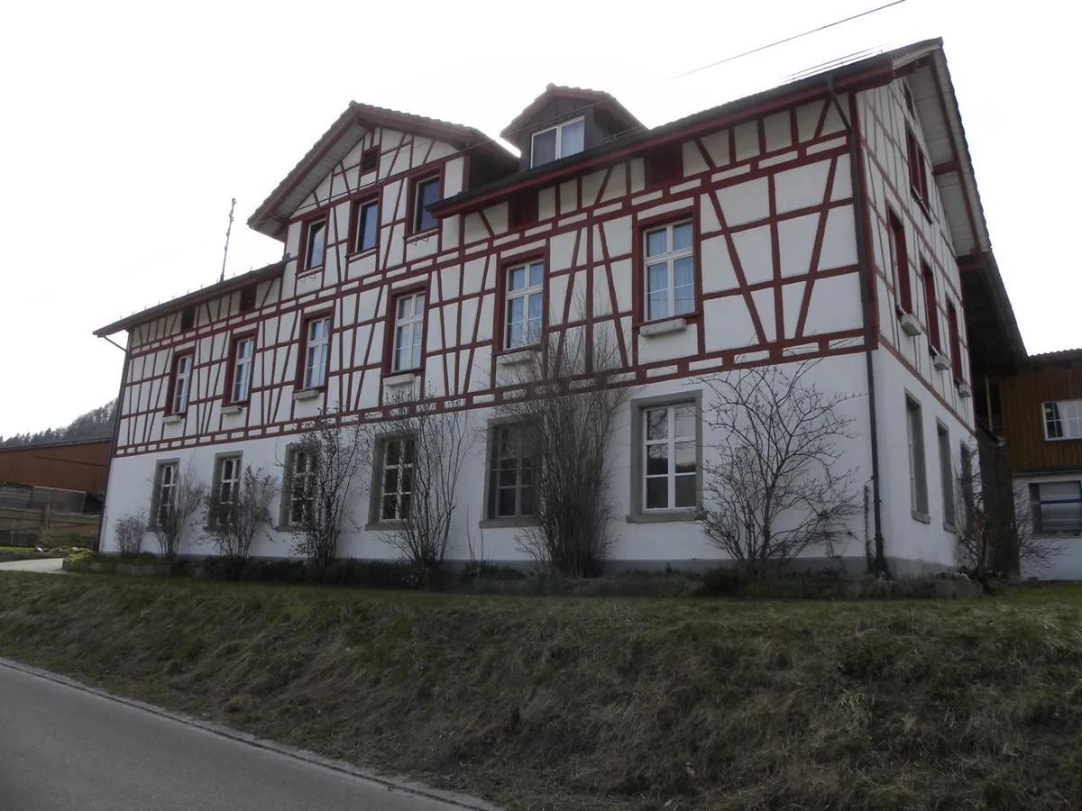 260321_karpf_h%c3%a4user%20erz%c3%a4hlen%20geschichten_renate%20gutknecht_1_preview Dieses Riegelhaus in Seelmatten sah manchen Unternehmer kommen und gehen., Dieses Karpf Baby, wie es in Seelmatten gebaut wurde, ist im Besitz des Oldtimer Clubs Schänis., Der Karpf Zögling war der Ursprung des Flugzeugbaus für Emil Karpf.