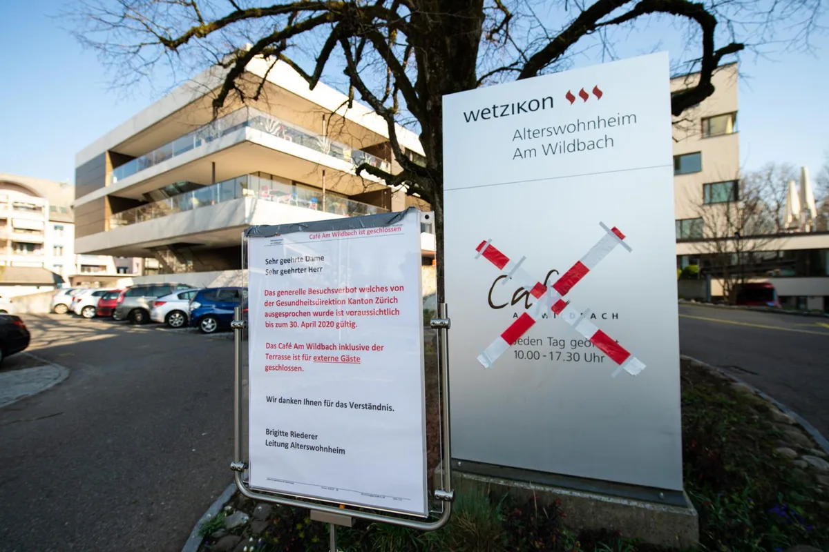 Corona beschert dem Alterswohnheim Am Wildbach - hier eine Aufnahme vom März 2020 - weiterhin hohe Mehrausgaben.