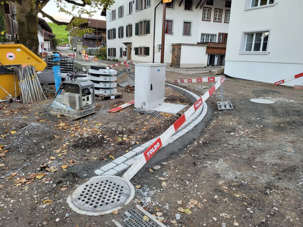 Glasfaserkabel werden im Boden von Bliggenswil trotz Baustelle auch in Zukunft keine sein.