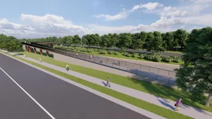 08_preview Die geplante Passarelle Girhalden., Die geplante Passarelle Girhalden., Die geplante Passarelle Girhalden., Die geplante Passarelle Girhalden., Die geplante Passarelle Girhalden., Die geplante Passarelle Girhalden., Die geplante Passarelle Girhalden., Mittels der Überführung Trittliweg im Süden und die QN-Unterführung im Norden kann man die Geleise derzeit queren, Der Bahnübergang Girhalden wurde 2015 aufgehoben., Von links: Erik Schmausser (GLP), Annina Annaheim (SP), Stefano Bollmann (Moderator), Dominic Erni (FDP) und Simon Binder (SVP).