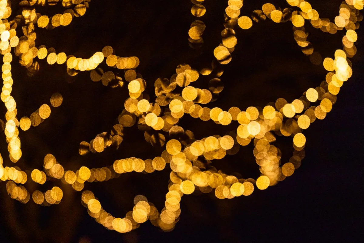 Weihnachtsbeleuchtung in Hittnau