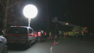 unfall-hinteregg-motorradfahrer-waldstueck-4-brk_preview Die Bergungsaktionsaktion dauerte satte drei Stunden., Die Rällikerstrasse (im Ausschnitt die Unfallstelle) wird täglich von 9100 Fahrzeugen passiert.