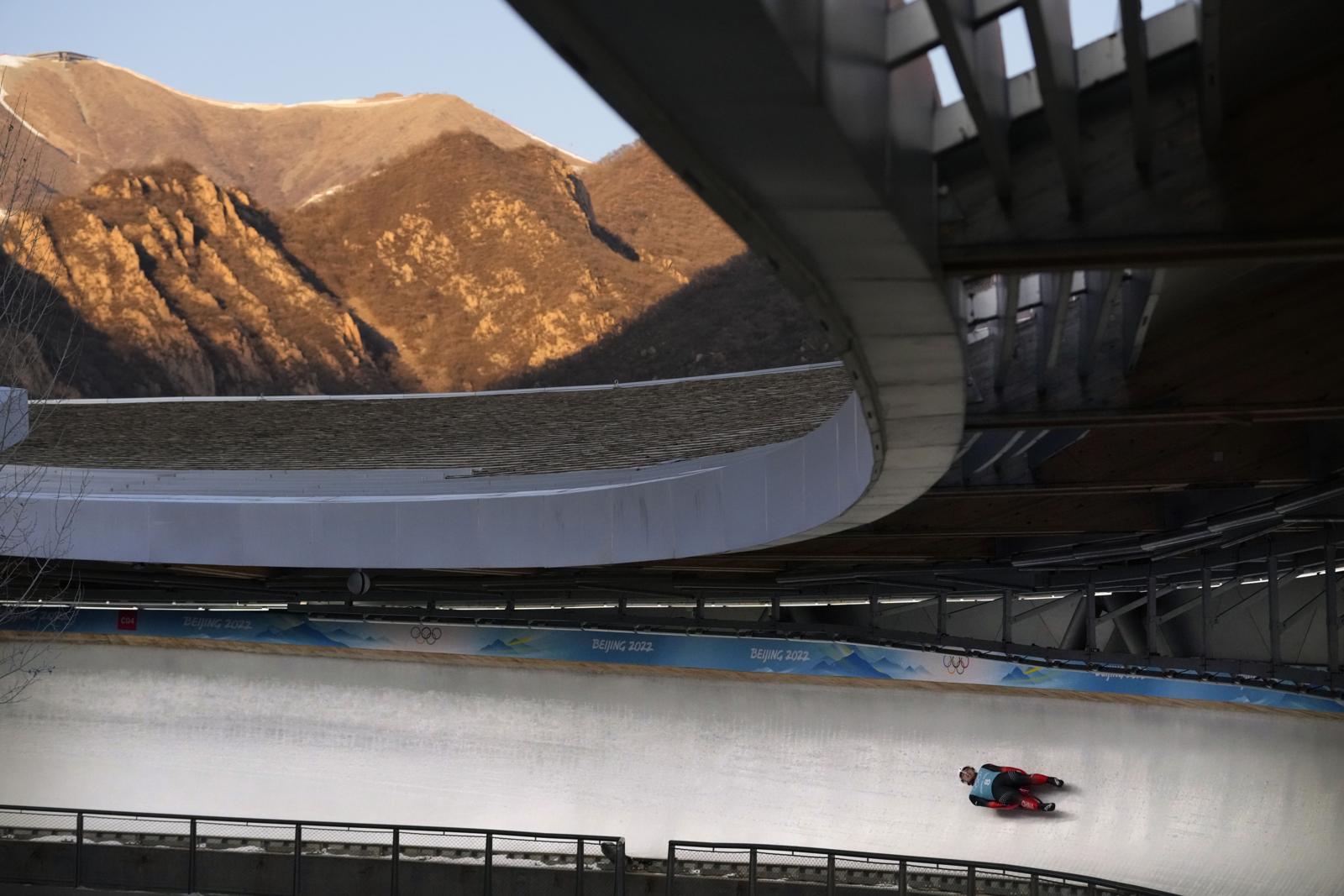 Das National Sliding Centre in Yanqing ist eine spektakuläre Anlage. 