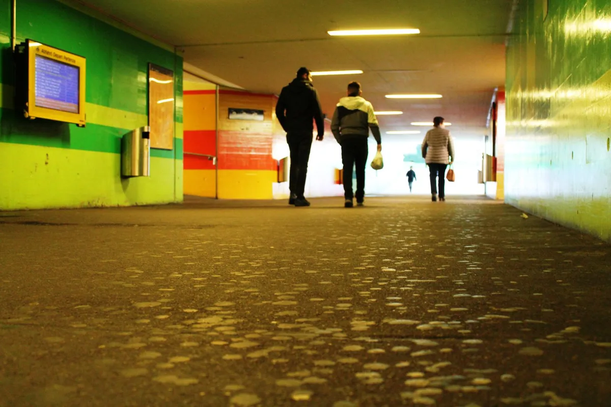 Die Bahnhofunterführung an der Wetziker Spitalstrasse.