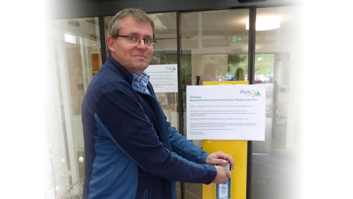 Händedesinfektion wird im Alters- und Pflegeheim Böndler auch weiterhin gross geschrieben.