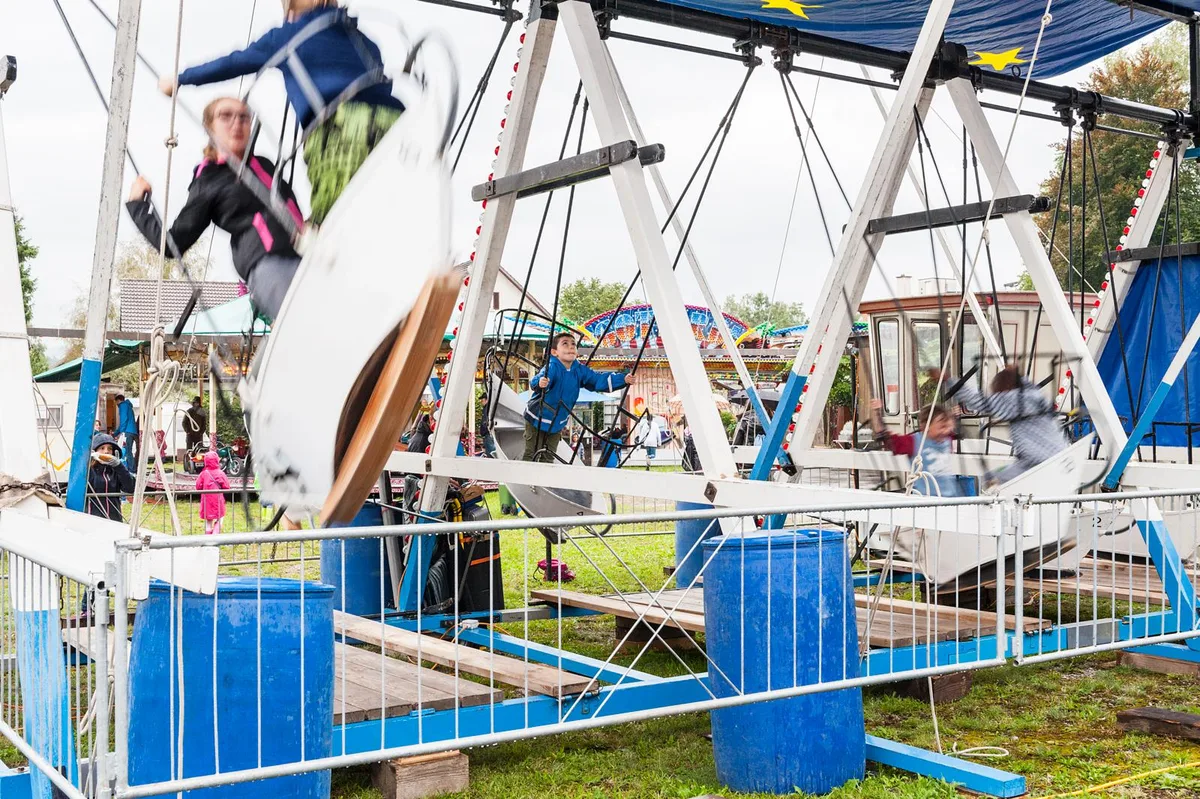 Im Jahr 2017 war die Chilbi in Mönchaltorf verregnet.