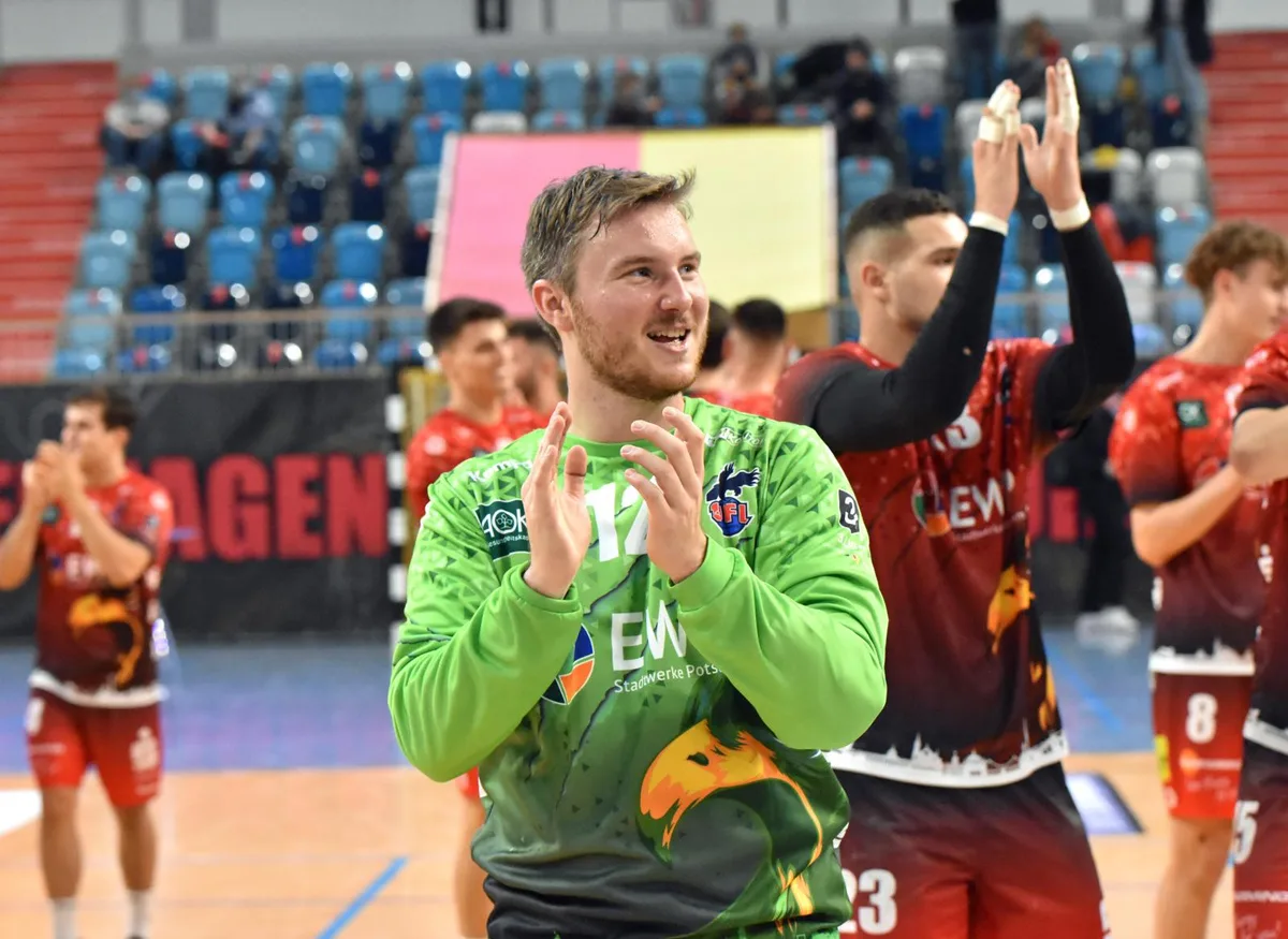 pellegrini2_preview_0 Goalie Fabian Pellegrini sammelte beim 1. VfL Potsdam viele Erfahrungen, kehrt auf nächste Saison aber in die Schweiz zurück.