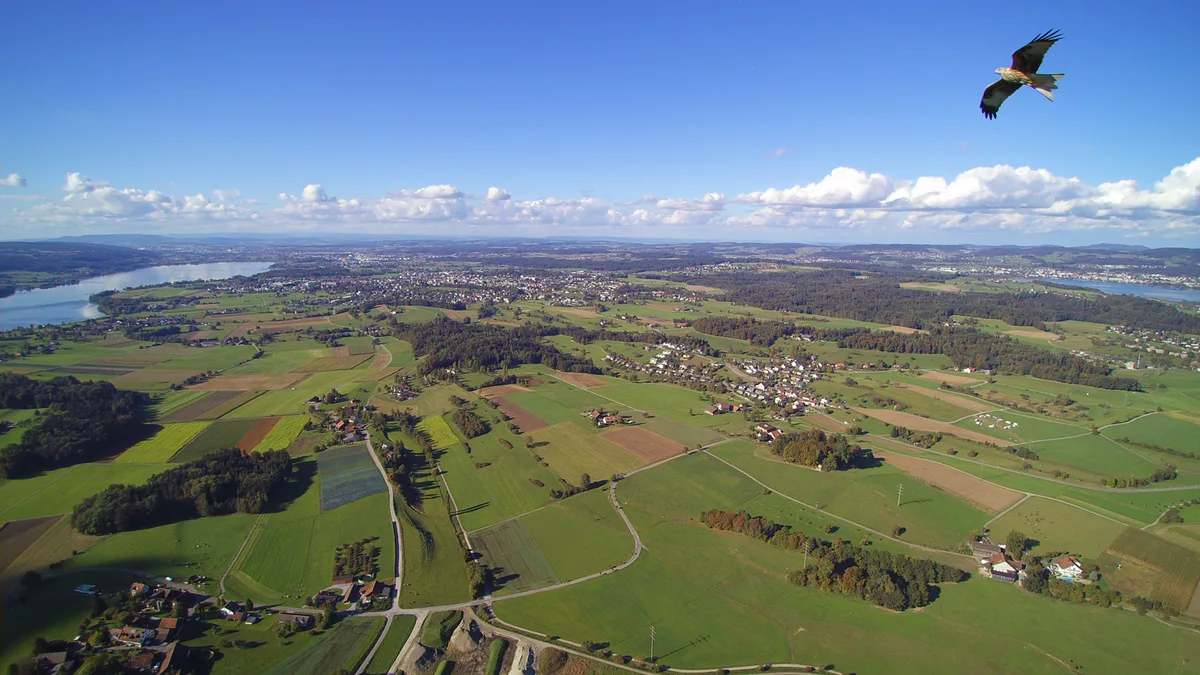 flugbild%20w%c3%bceri_preview Mehrwert auf Land: Die Gemeinde Egg will auf die Abgabe bei Um- und Aufzonungen verzichten.