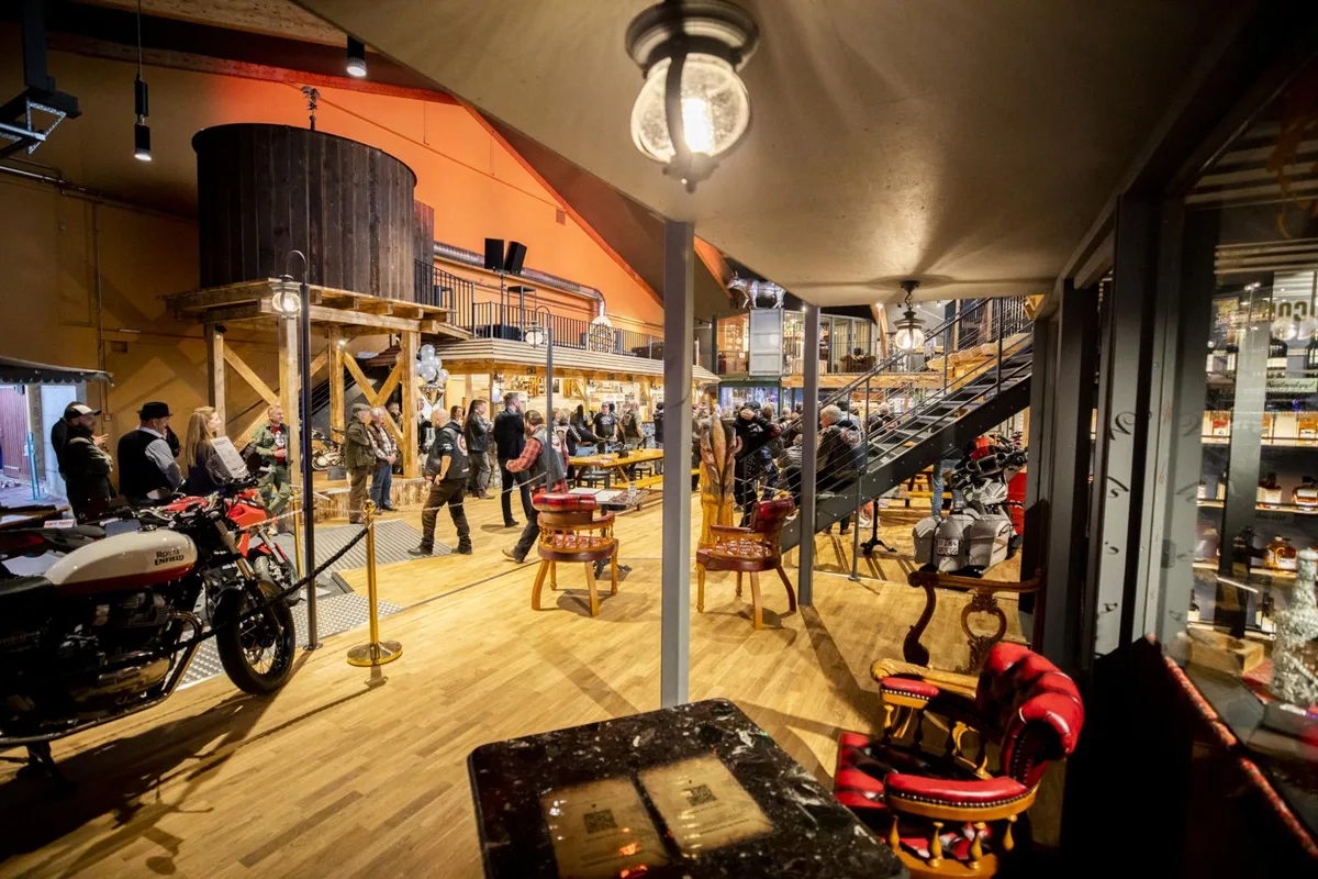 Blick in die Bikers Base