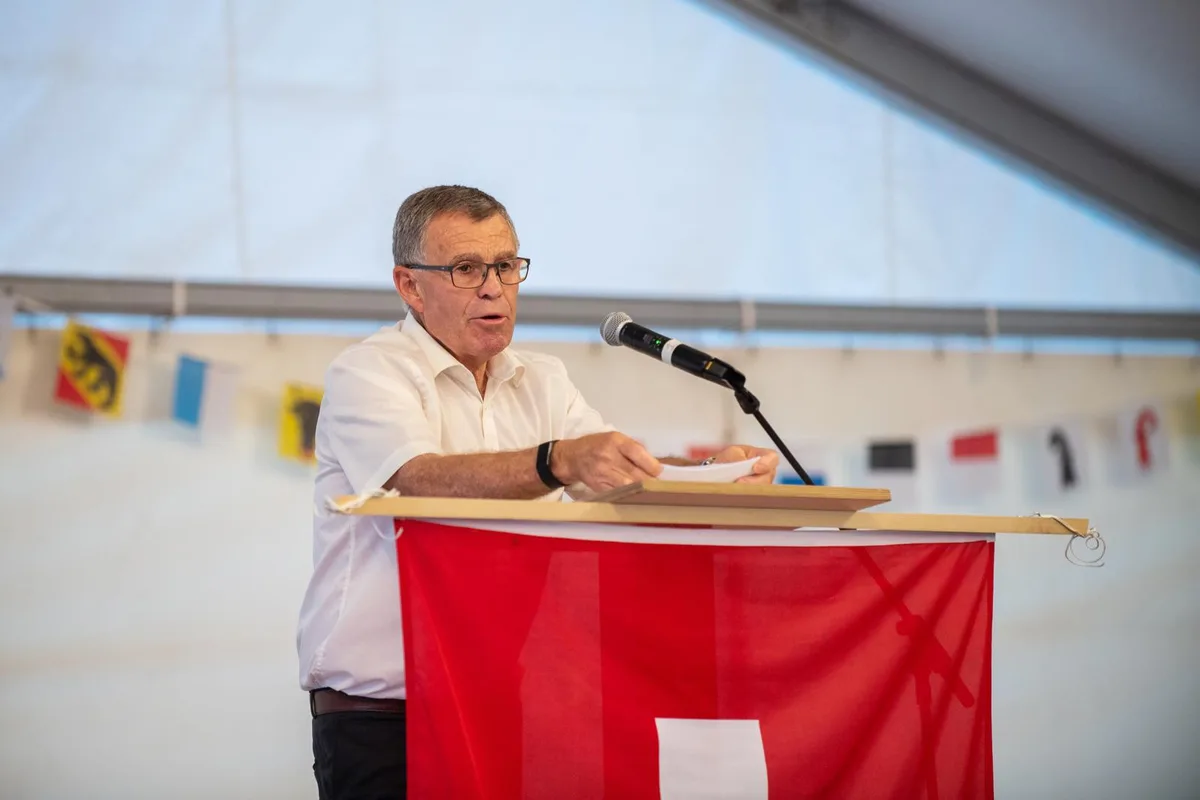 Regierungspräsident Ernst Stocker geht auf die aktuelle Lage ein. (Foto: Seraina Boner)