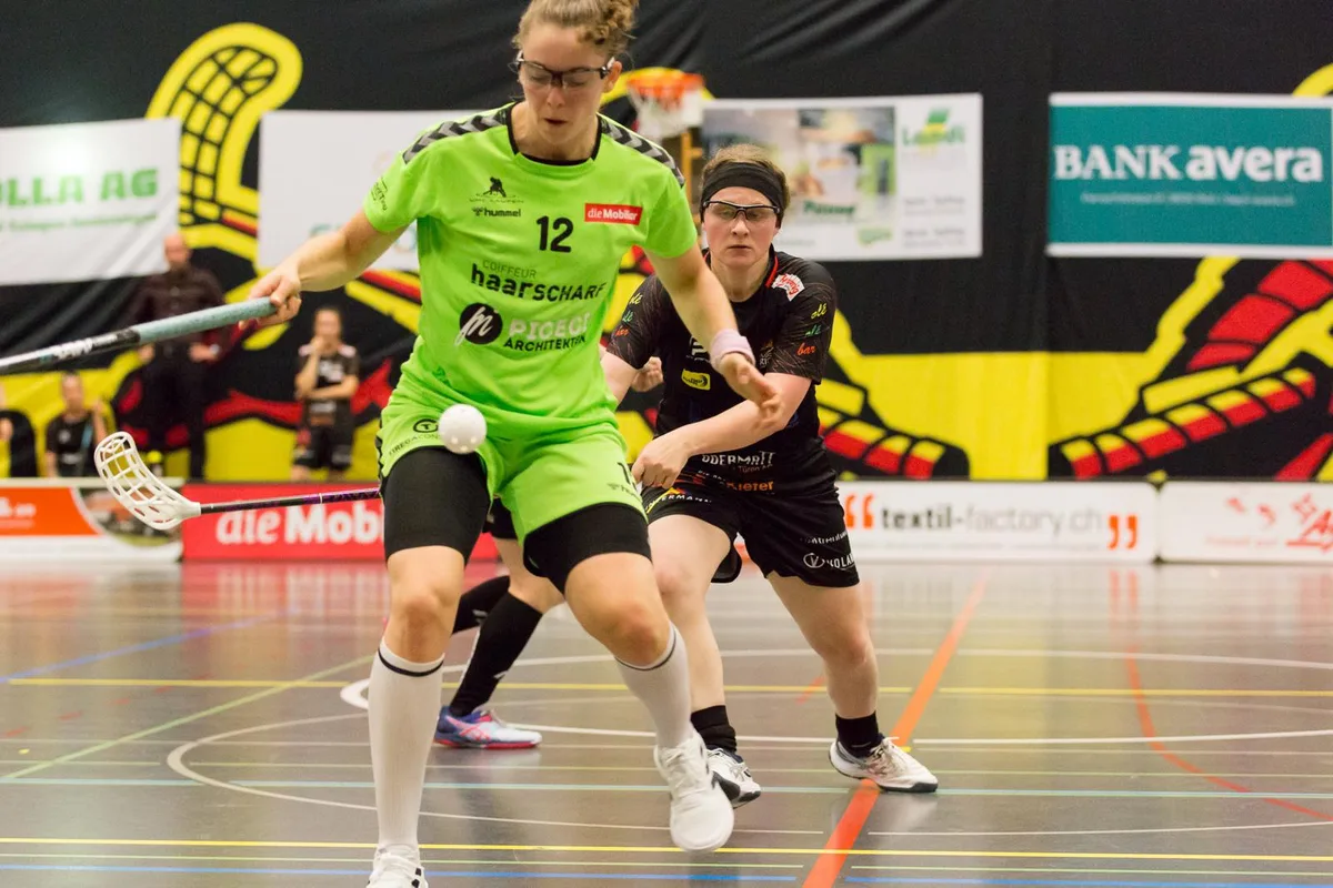 Der UHC Laupen (Céline Müller) war über weite Strecken auf Augenhöhe mit Red Ants Winterthur.